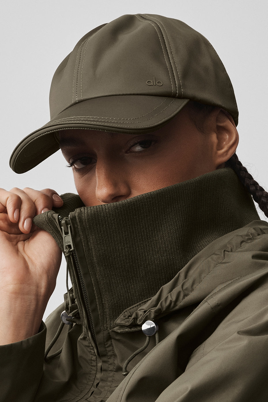 Satin Off-Duty Cap - Olive Tree product image 2, provided for visual reference and product detail review