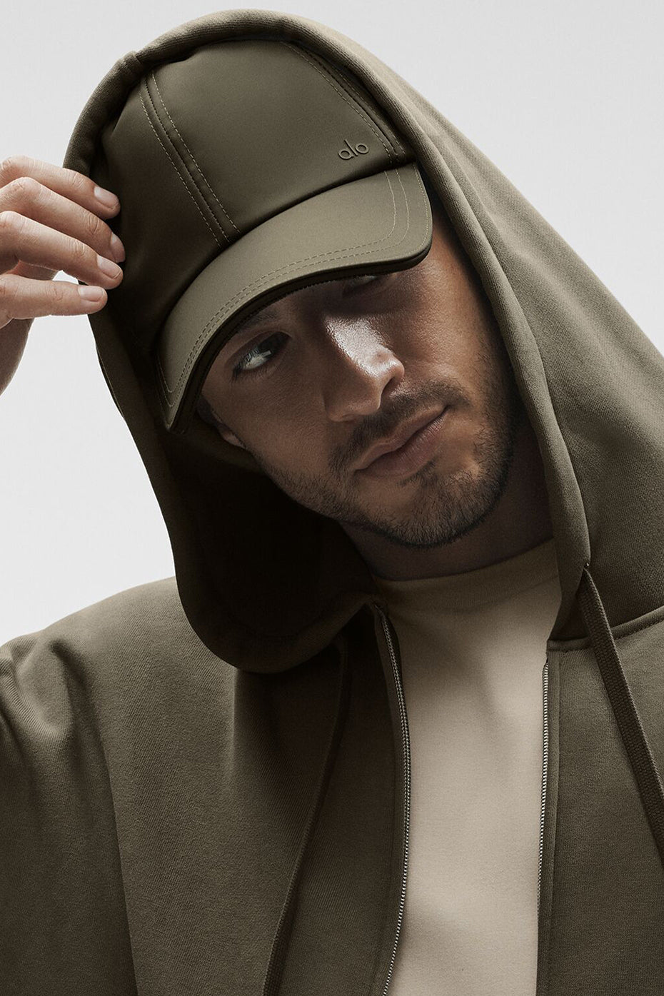 Satin Off-Duty Cap - Olive Tree product image 4, provided for visual reference and product detail review