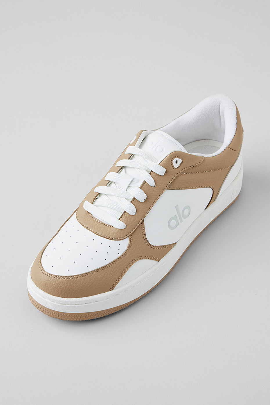 ALO Recovery Mode Sneaker - Gravel/White product image 6, provided for visual reference and product detail review