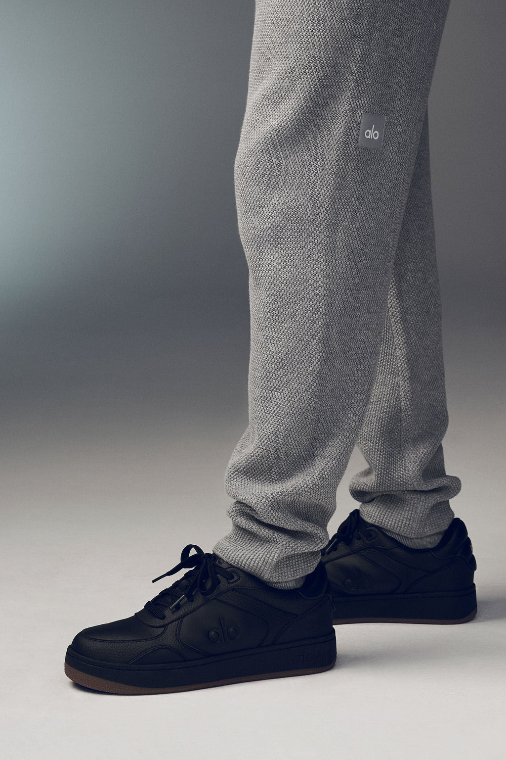 ALO Recovery Mode Sneaker - Black/Gum product image 3, provided for visual reference and product detail review