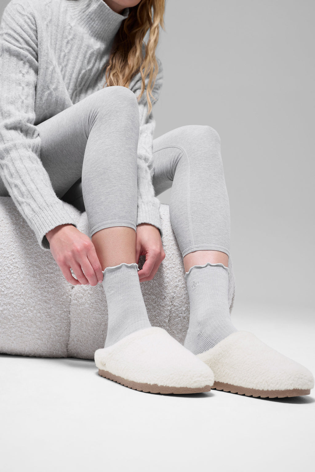 Sherpa Recovery Slipper - Ivory product image 3, provided for visual reference and product detail review
