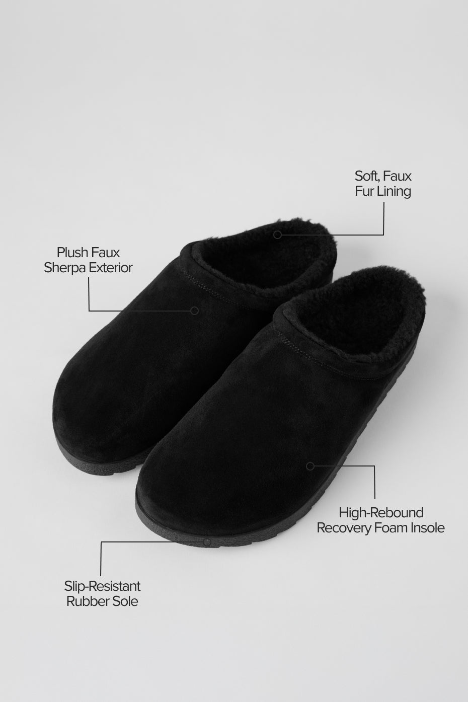 Recovery Slipper - Black product image 2, provided for visual reference and product detail review
