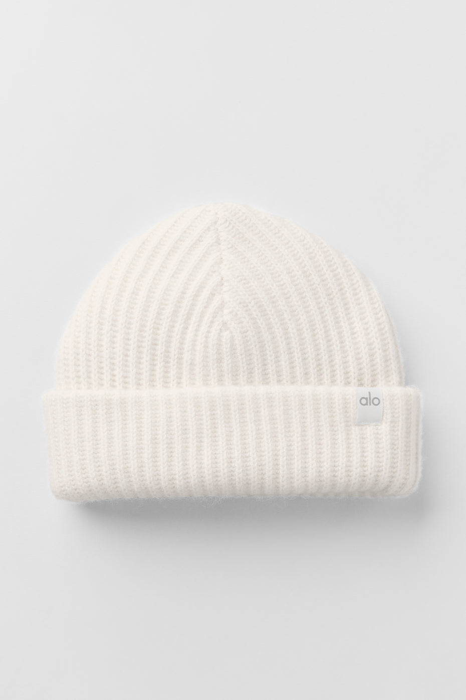Courchevel Cashmere Beanie - Ivory product image 2, provided for visual reference and product detail review