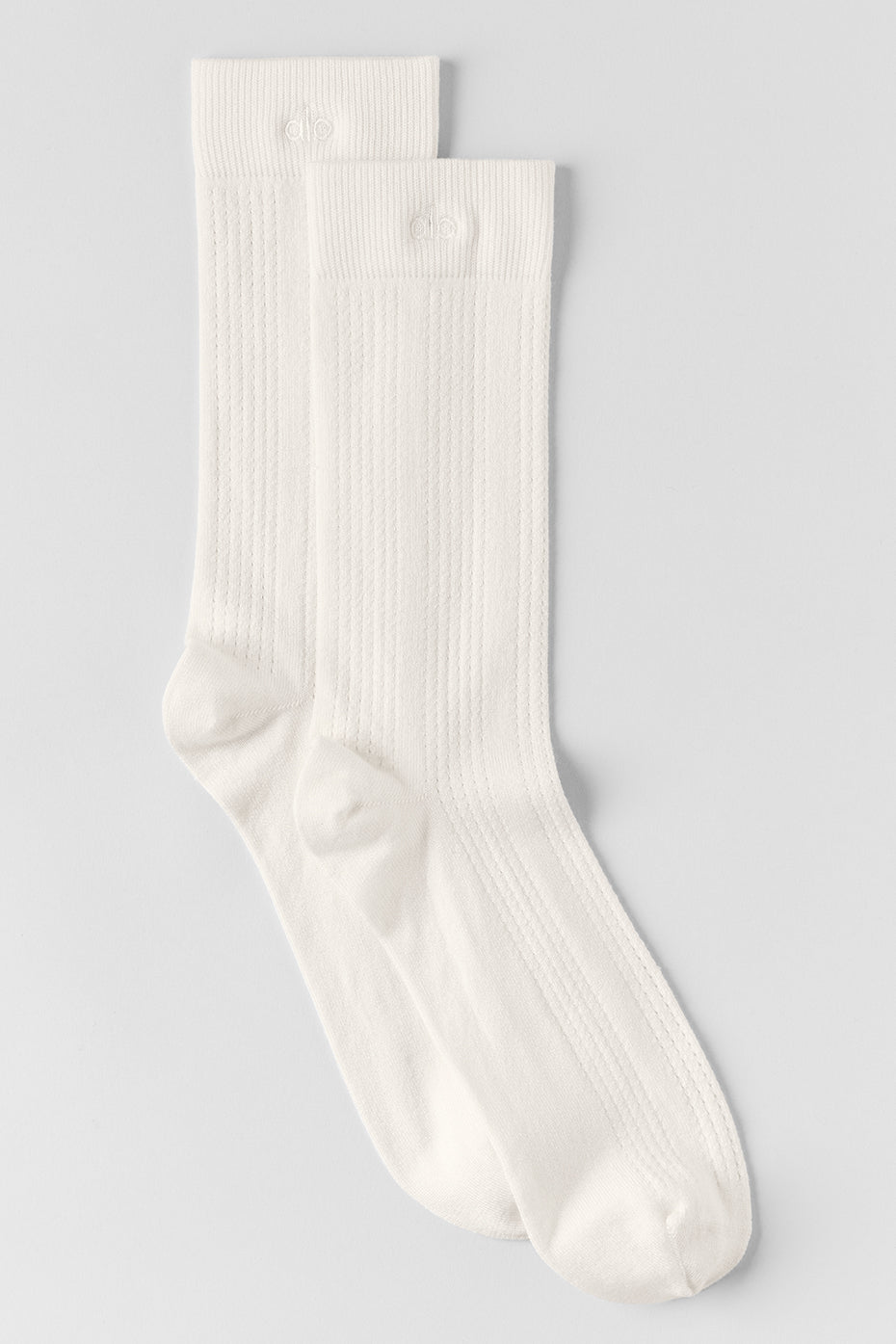 Cashmere Mesh Sock - Ivory product image 1, provided for visual reference and product detail review