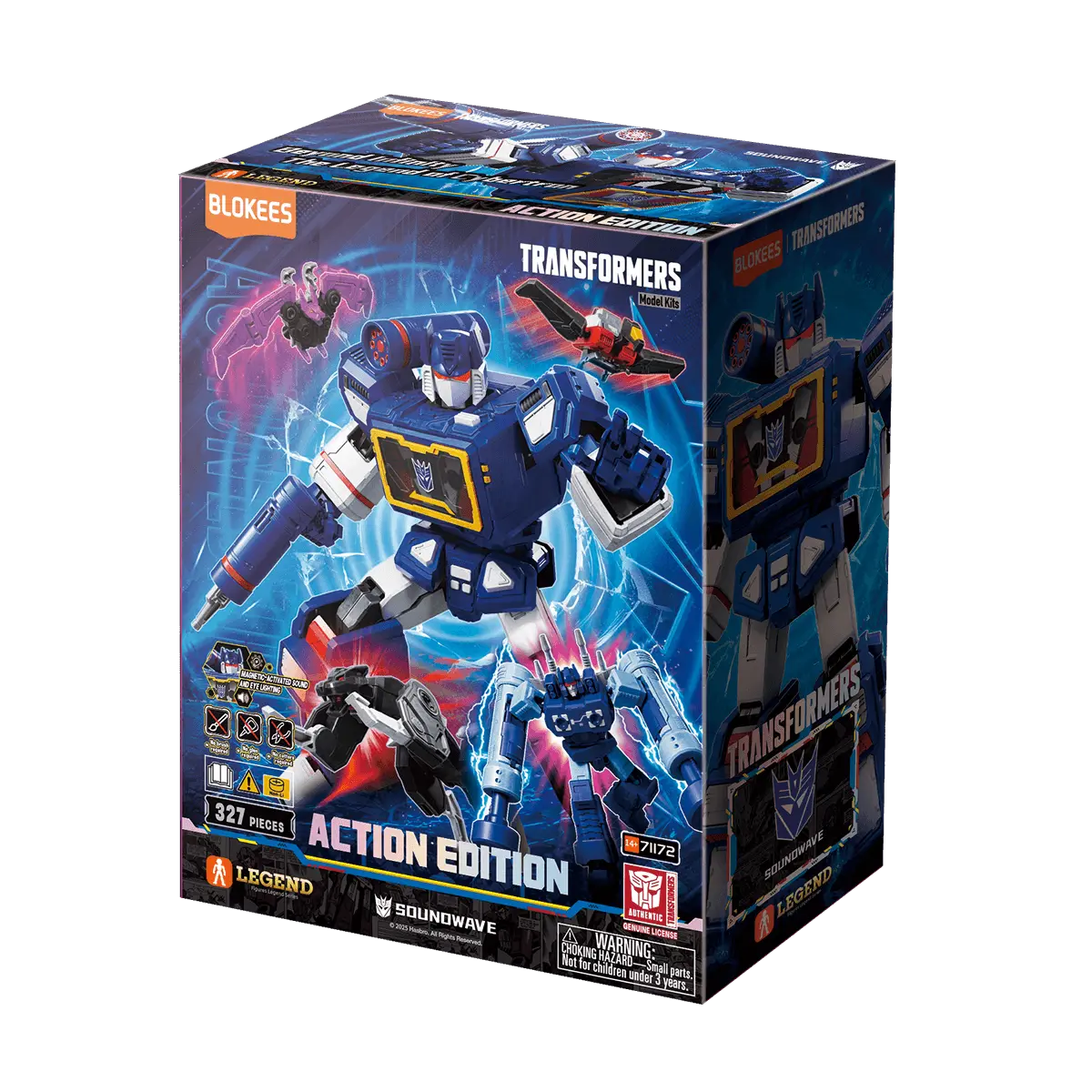 Blokees Transformers Action Edition 03 Soundwave product image 2, provided for visual reference and product detail review