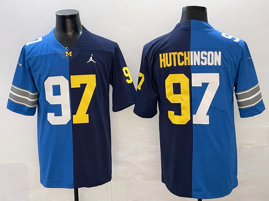 Aidan Hutchinson Detroit Lions Michigan Wolverines Split product image 1