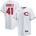 Andrew Abbott Cincinnati Reds Alternate Jersey - White product image 1