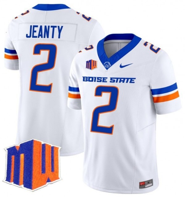 Ashton Jeanty Boise State Broncos Jersey - White product image 1