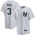 Babe Ruth New York Yankees Home Retired Player Jersey product image 1