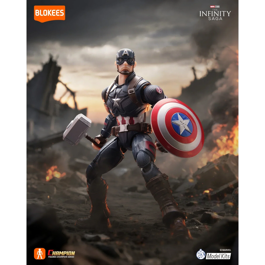 Blokees Captain America Action Character - Model Kit product image 10, provided for visual reference and product detail