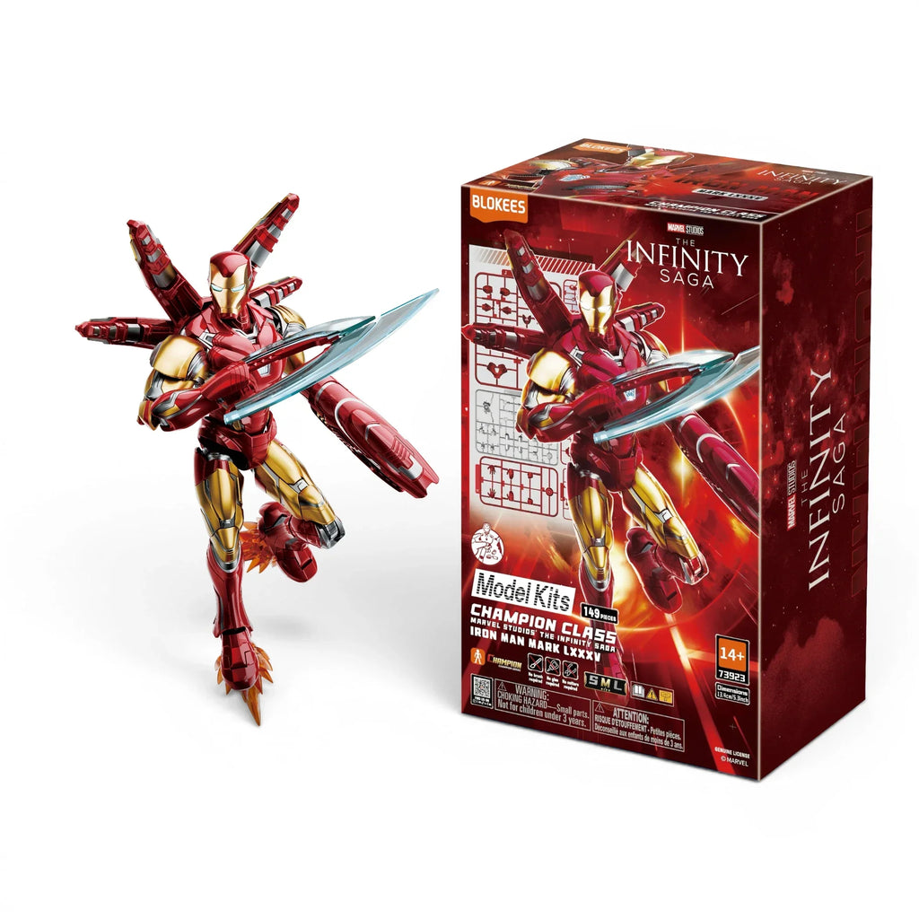 Blokees Iron Man MK85 Action Character - Model Kit product image 1, provided for visual reference and product detail review