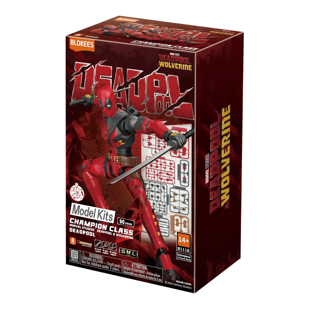 Blokees Deadpool Action Character - Model Kit product image 11, provided for visual reference and product detail review