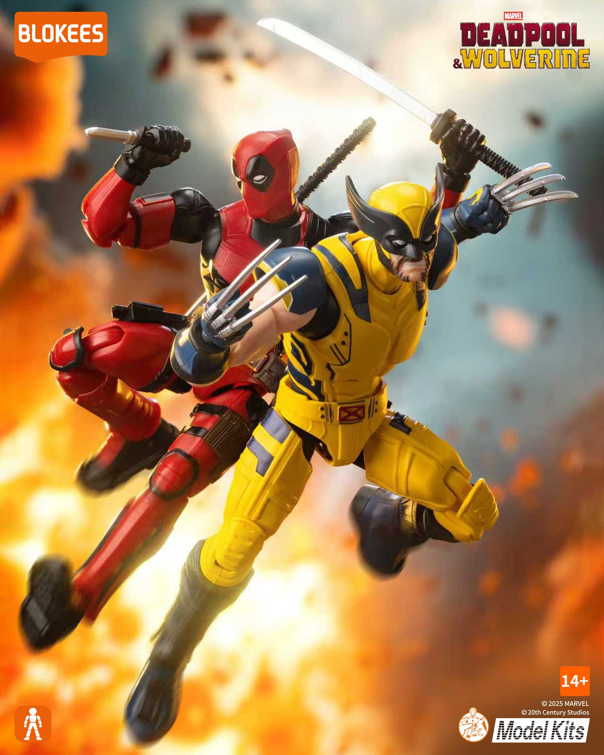 Blokees Deadpool Action Character - Model Kit product image 6, provided for visual reference and product detail review