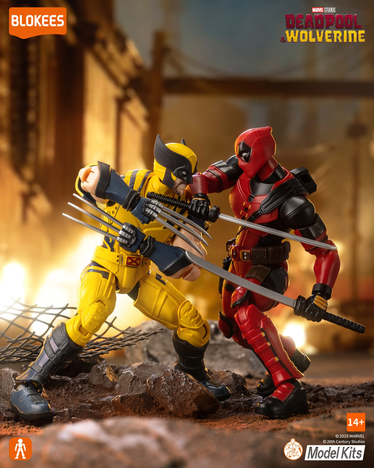 Blokees Deadpool Action Character - Model Kit product image 7, provided for visual reference and product detail review