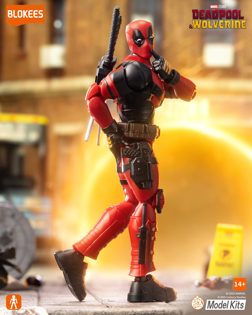 Blokees Deadpool Action Character - Model Kit product image 9, provided for visual reference and product detail review