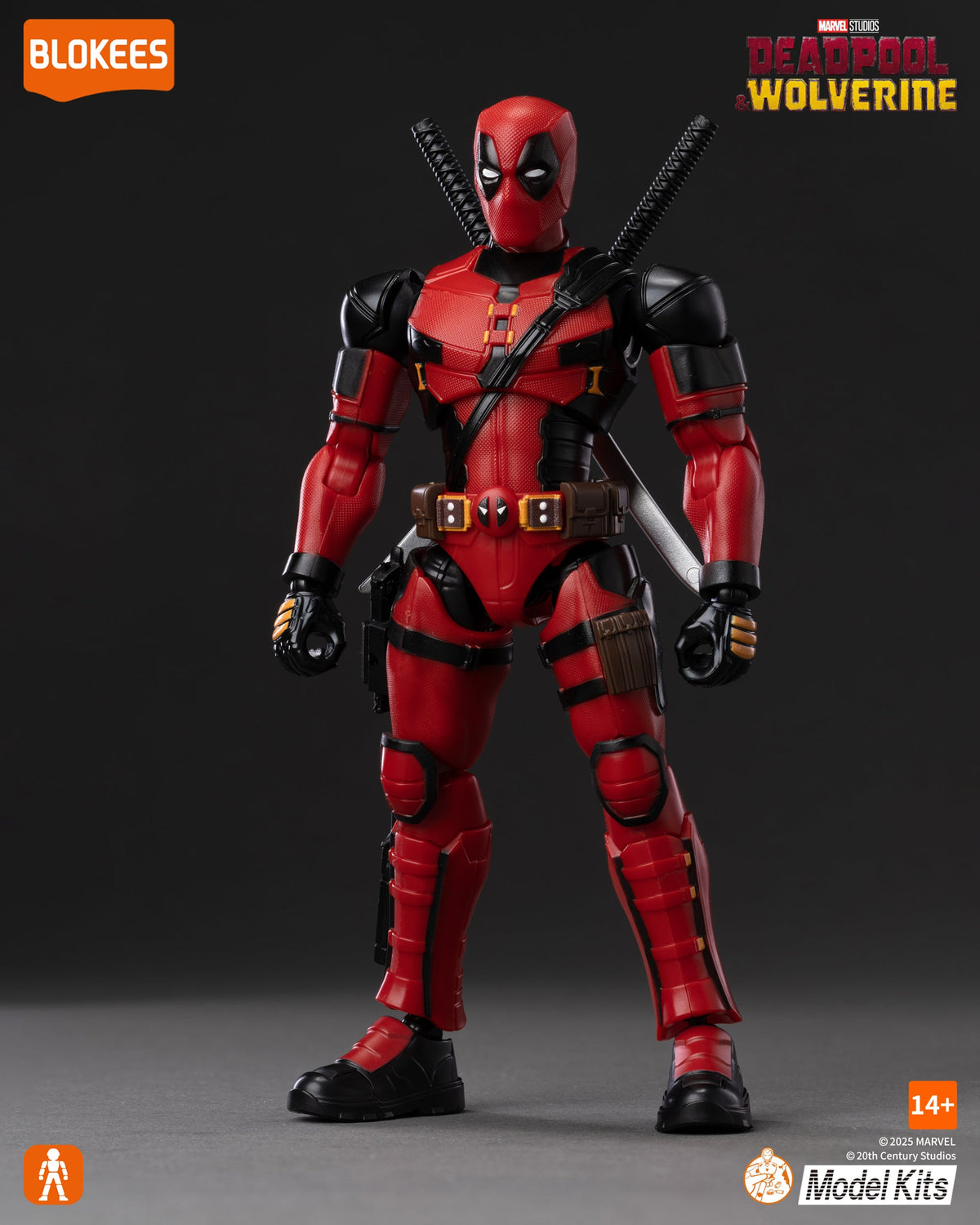 Blokees Deadpool Action Character - Model Kit product image 2, provided for visual reference and product detail review
