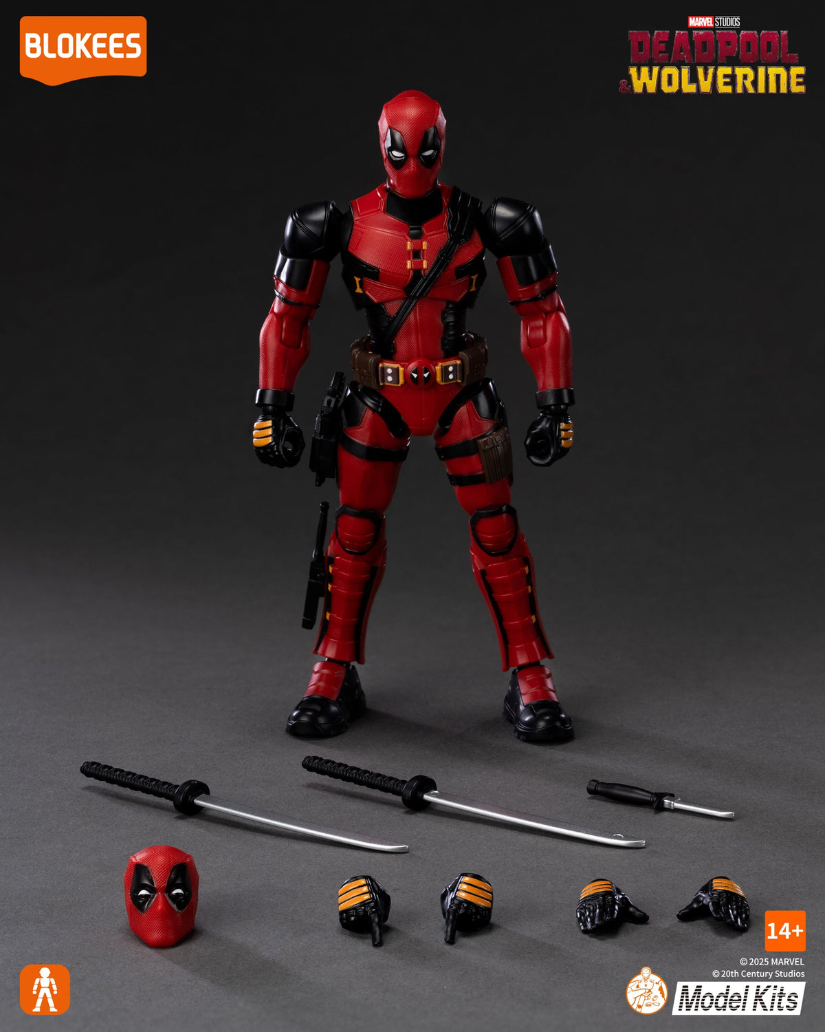 Blokees Deadpool Action Character - Model Kit product image 4, provided for visual reference and product detail review