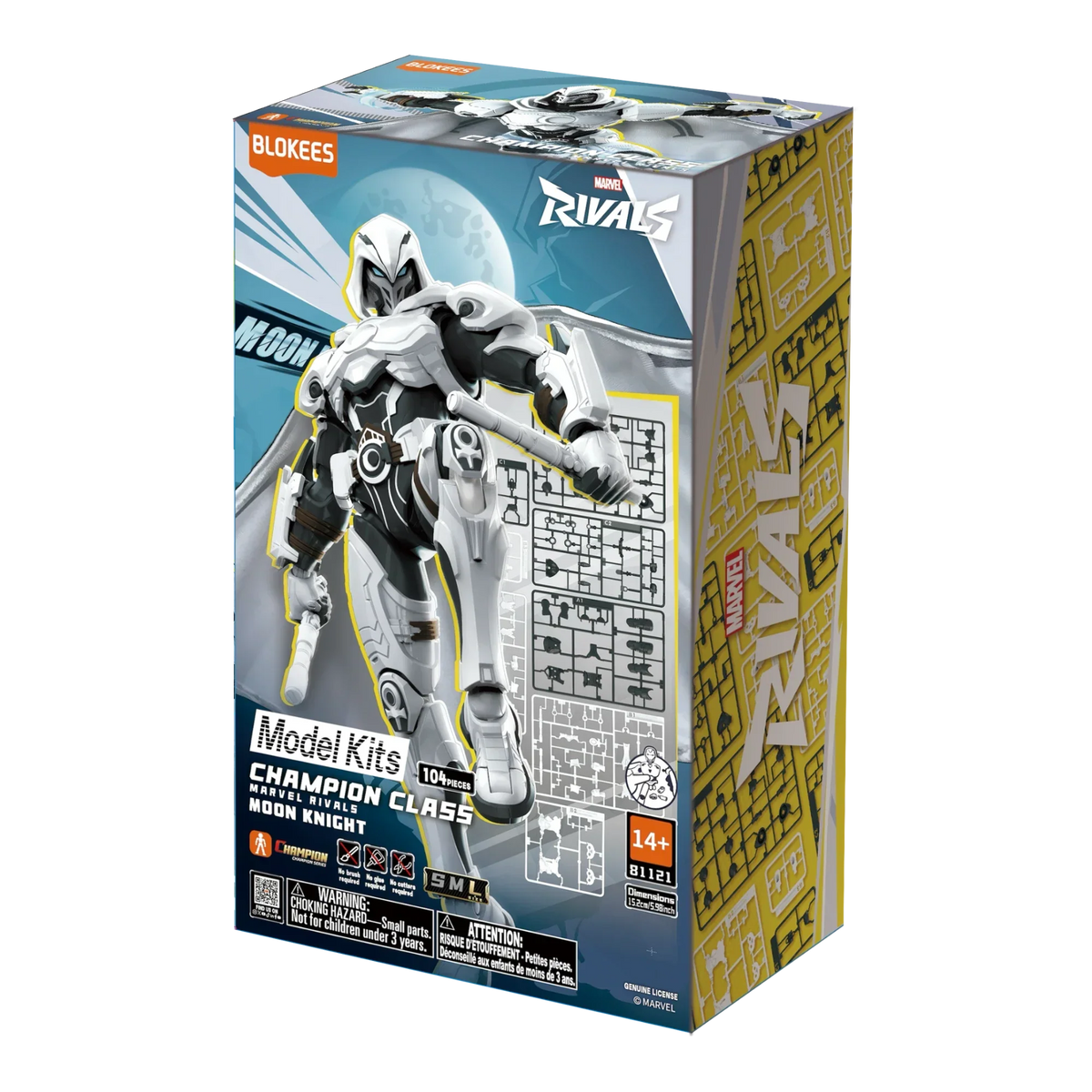 Blokees Marvel Rivals Moon Knight Action Character - Model Kit product image 7, provided for visual reference and product