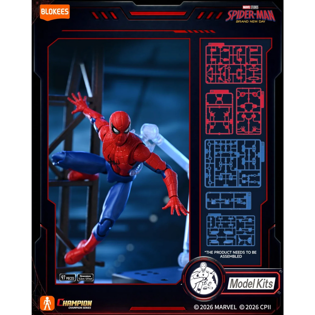 Blokees Spiderman Brand New Day Action Character - Model Kit product image 10, provided for visual reference and product
