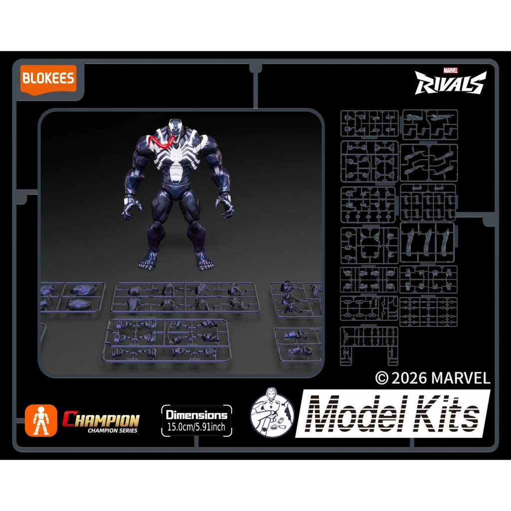 Blokees Marvel Rivals Venom Action Character - Model Kit product image 14, provided for visual reference and product detail