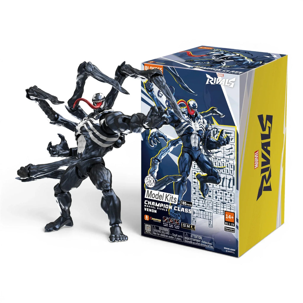 Blokees Marvel Rivals Venom Action Character - Model Kit product image 1, provided for visual reference and product detail