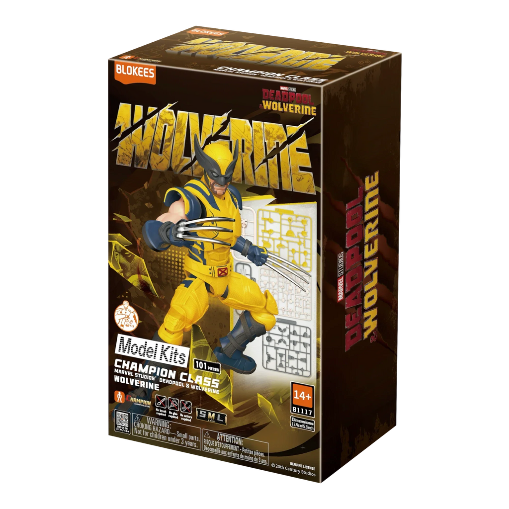 Blokees Wolverine Action Character - Model Kit product image 11, provided for visual reference and product detail review