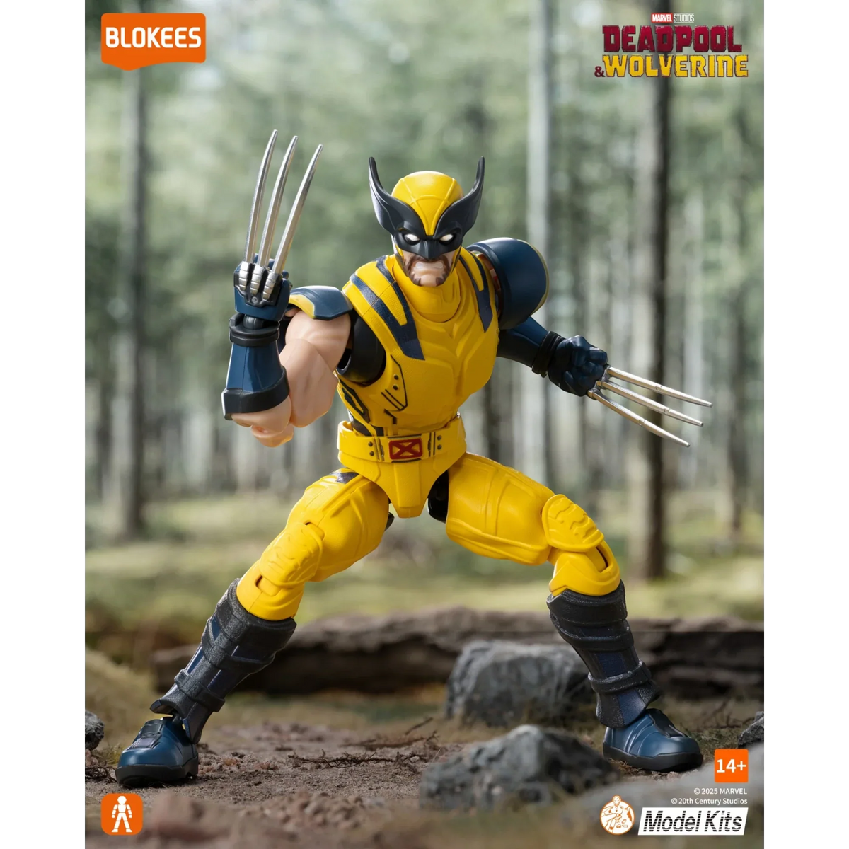 Blokees Wolverine Action Character - Model Kit product image 9, provided for visual reference and product detail review