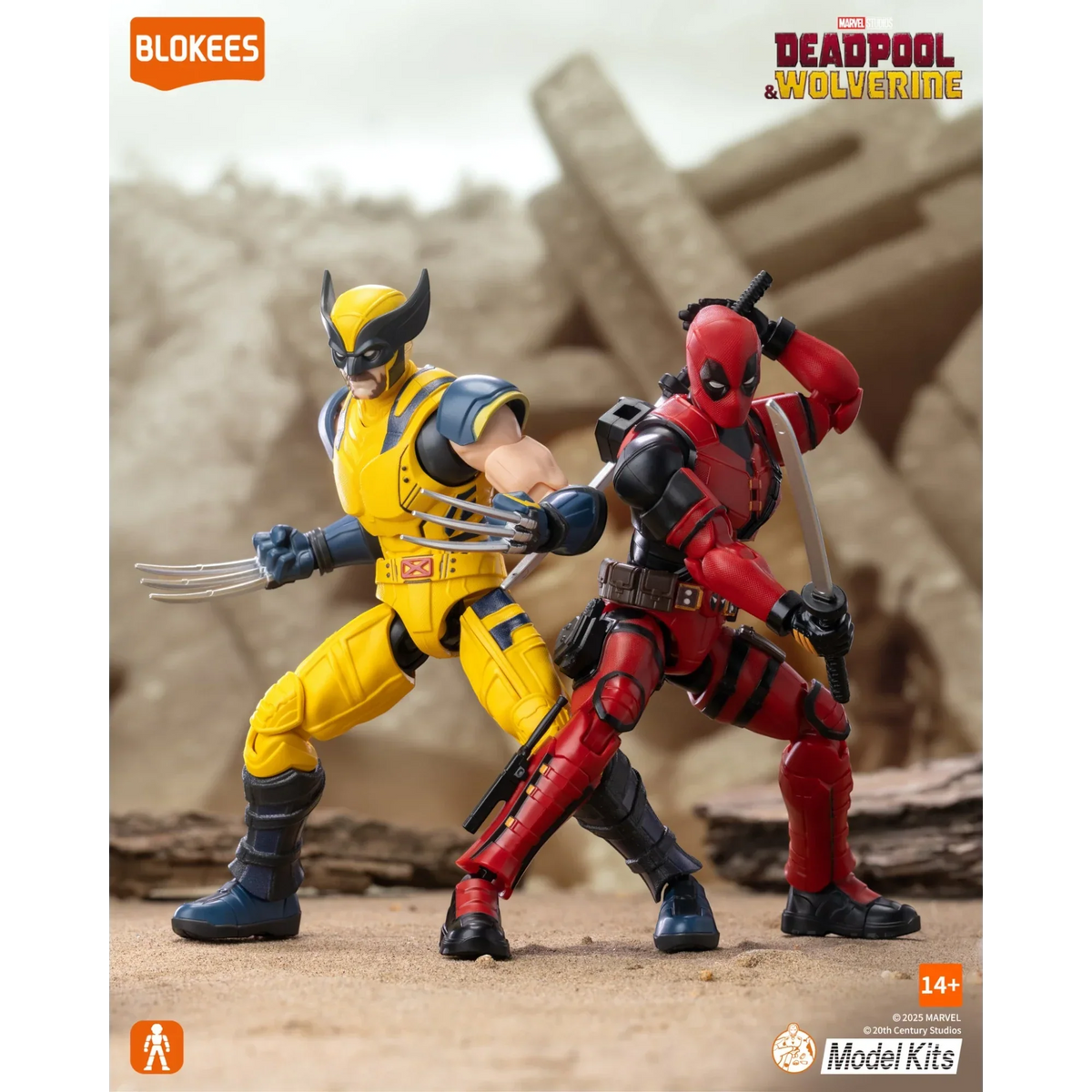 Blokees Wolverine Action Character - Model Kit product image 10, provided for visual reference and product detail review