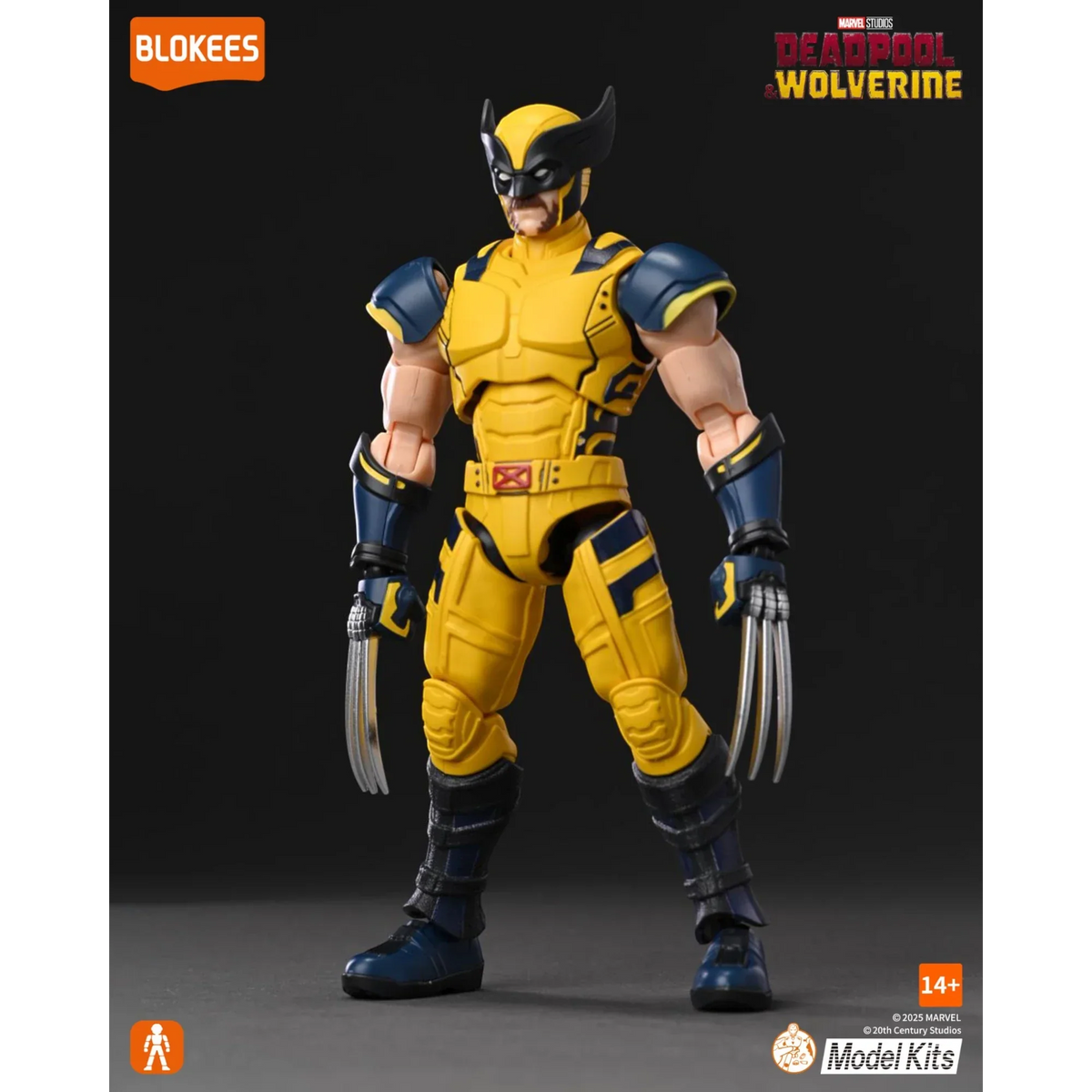 Blokees Wolverine Action Character - Model Kit product image 3, provided for visual reference and product detail review