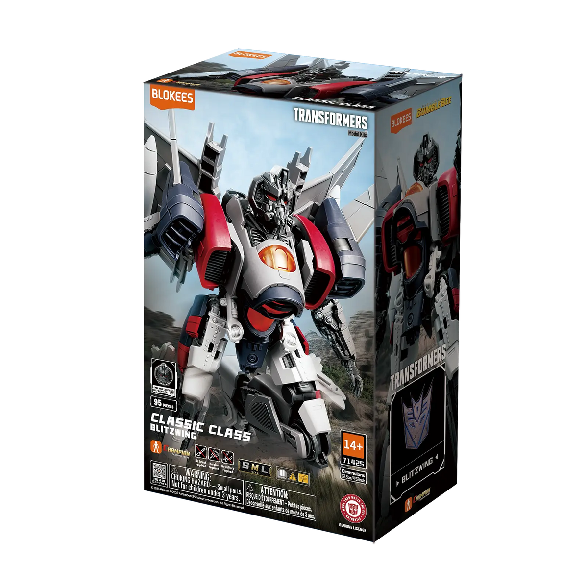Transformers Classic Class 25 | Transformers Bumblebee | Blitzwing product image 8, provided for visual reference and
