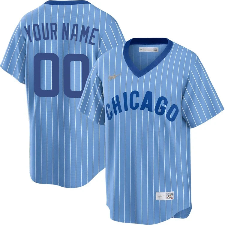 Custom Chicago Cubs 1978 Cooperstown Jersey - Light Blue product image 1