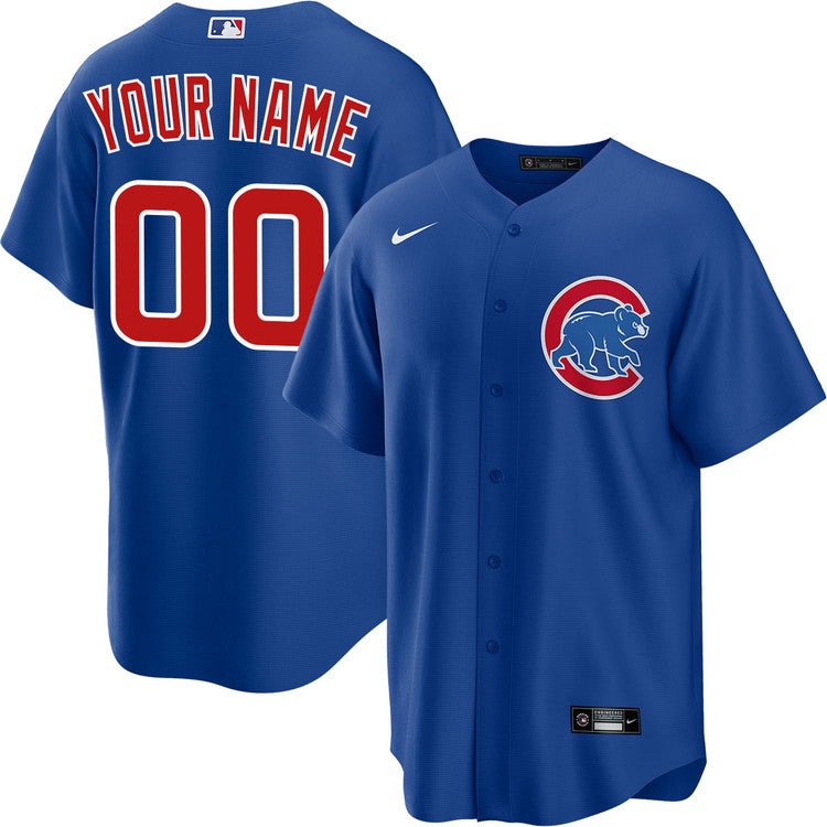 Custom Chicago Cubs Alternate Jersey - Blue product image 1
