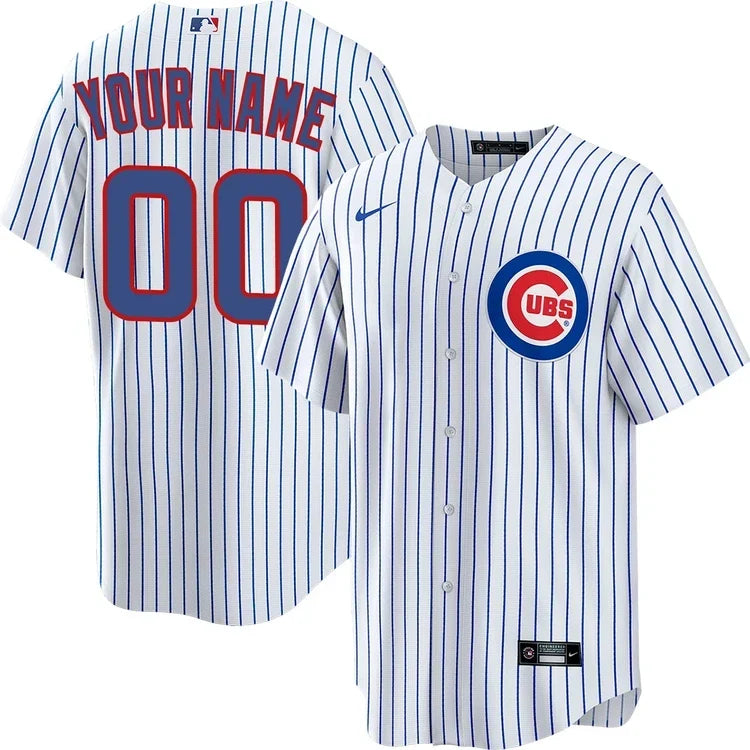 Custom Chicago Cubs Home Jersey - White product image 1