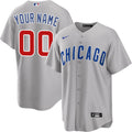 Custom Chicago Cubs Away Jersey - Gray product image 1