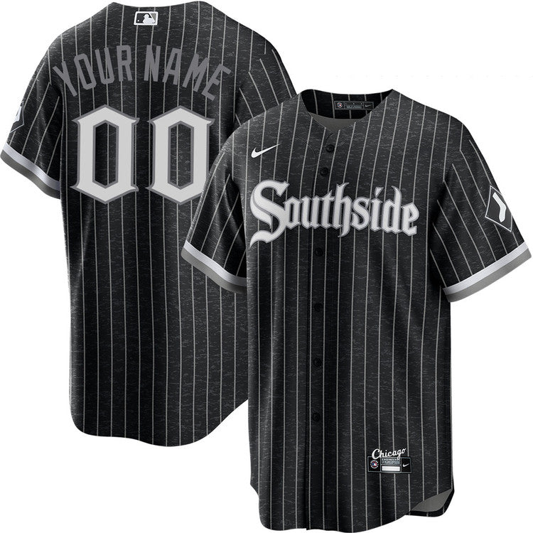 Custom Chicago White Sox City Connect Jersey - Black product image 1