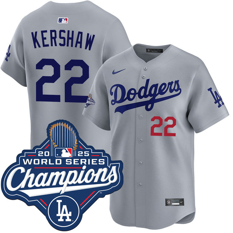 Clayton Kershaw Los Angeles Dodgers Alternate Road Limited product image 1