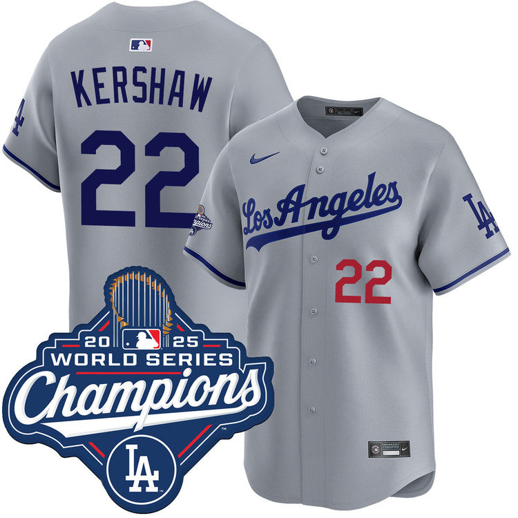 Clayton Kershaw Los Angeles Dodgers Road Limited 2025 World product image 1