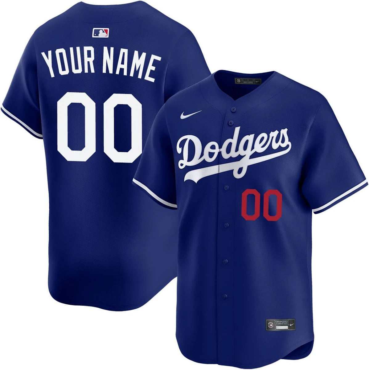 Custom Los Angeles Dodgers Jersey - Royal Blue product image 1