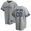 Custom New York Yankees Jersey - Gray product image 1