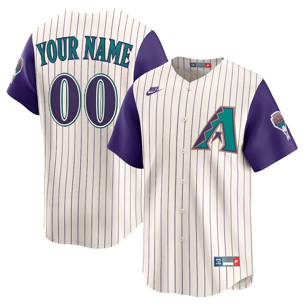 Custom Arizona Diamondbacks Cooperstown Collection Jersey product image 1