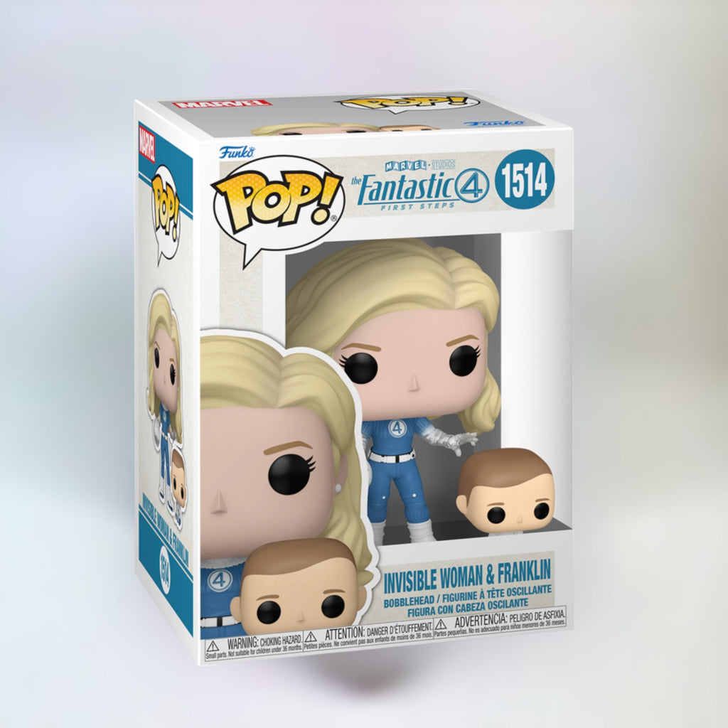 Invisible Woman & Franklin Funko Pop product image 1, provided for visual reference and product detail review