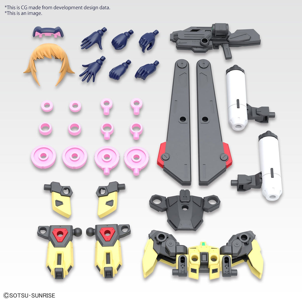 Gundam 1/144 HGBM #10 Figure-rise Standard Avatar Fumina Model Kit product image 12, provided for visual reference and