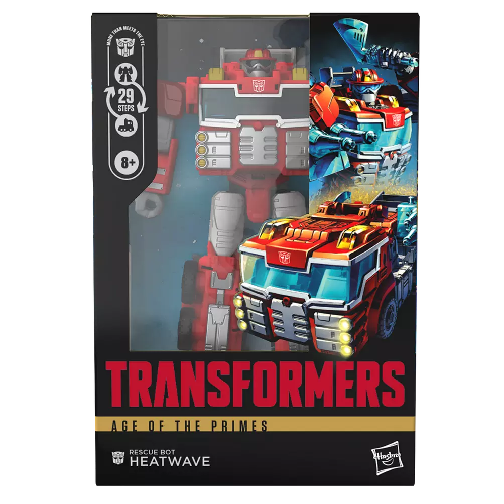 Transformers Age of the Primes Voyager Class Rescue Bot Heatwave Action Figure product image 3, provided for visual