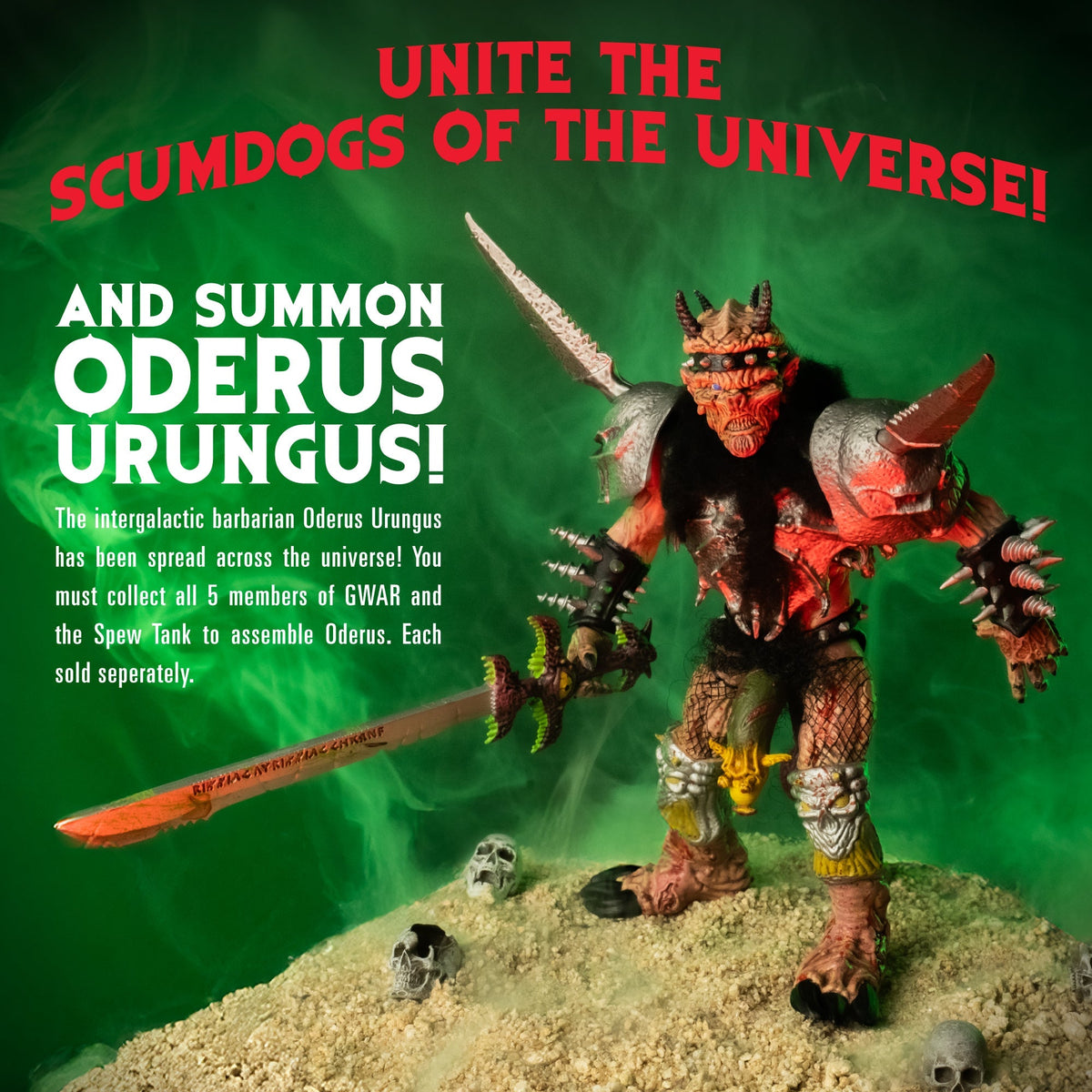 GWAR - Spew Tank - Blood Slime (Oderus B.A.F.) product image 4, provided for visual reference and product detail review