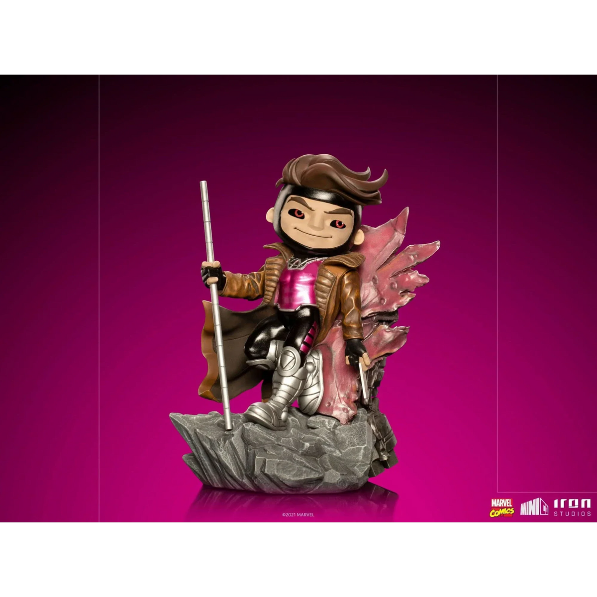 Gambit X-Men Minico Statue - Iron Studios product image 1, provided for visual reference and product detail review