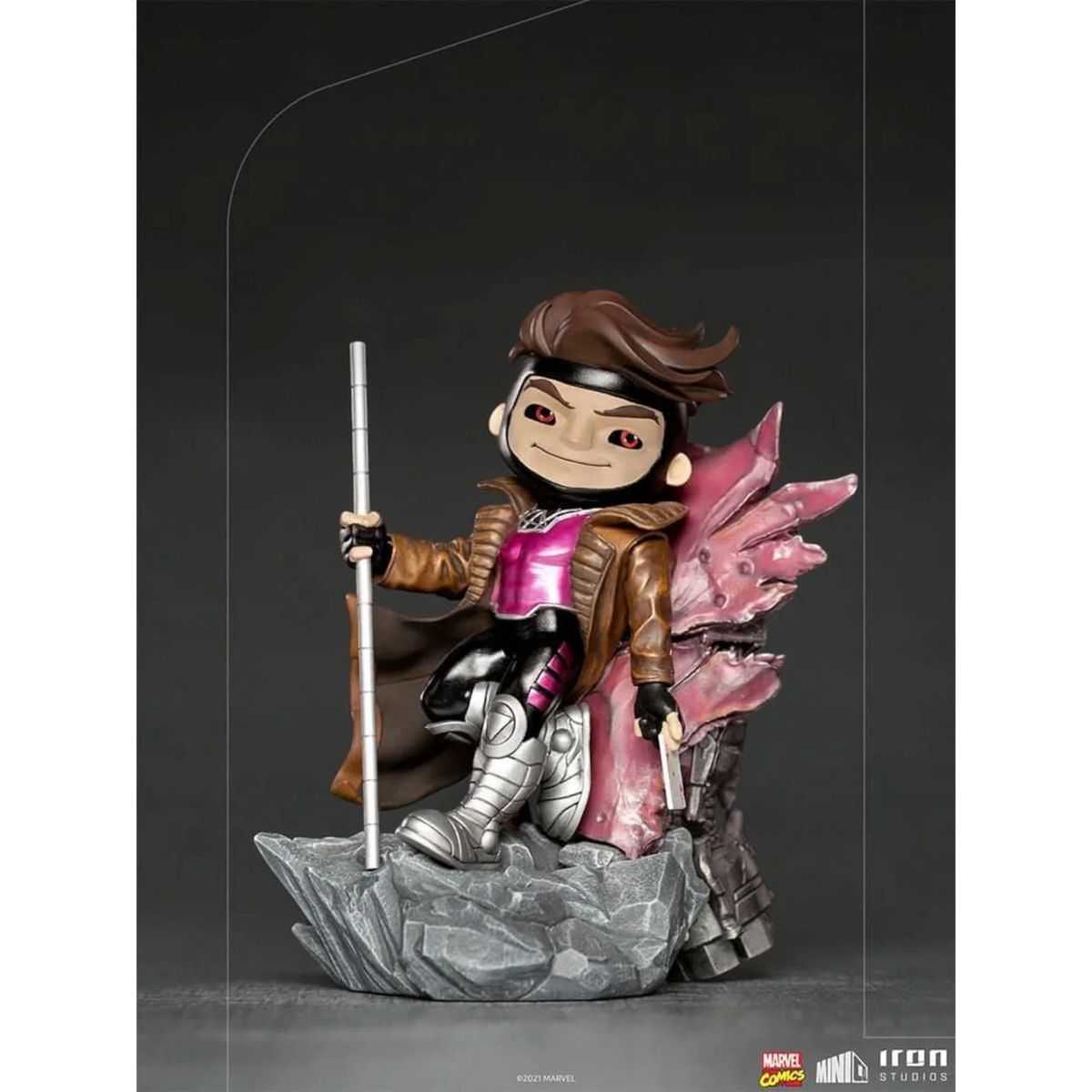 Gambit X-Men Minico Statue - Iron Studios product image 3, provided for visual reference and product detail review