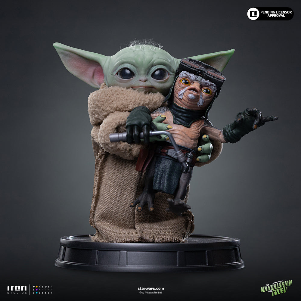 Grogu No Squeezy Statue - Iron Studios Mandalorian and Grogu Collection product image 2, provided for visual reference and
