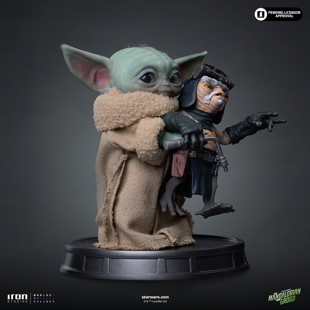 Grogu No Squeezy Statue - Iron Studios Mandalorian and Grogu Collection product image 5, provided for visual reference and