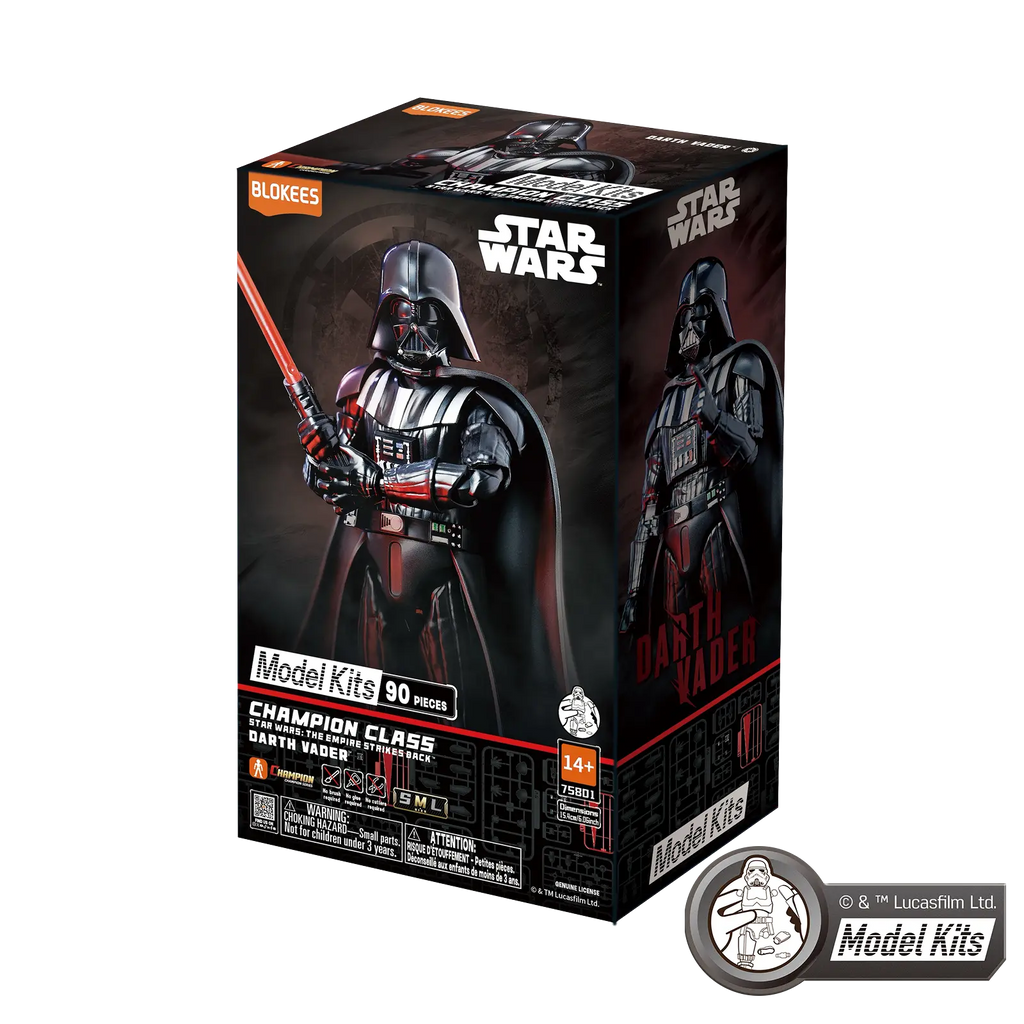 Star Wars: The Empire Strikes Back™ Champion Class 01 Darth Vader™ Model Kits | Blokees product image 6, provided for visual