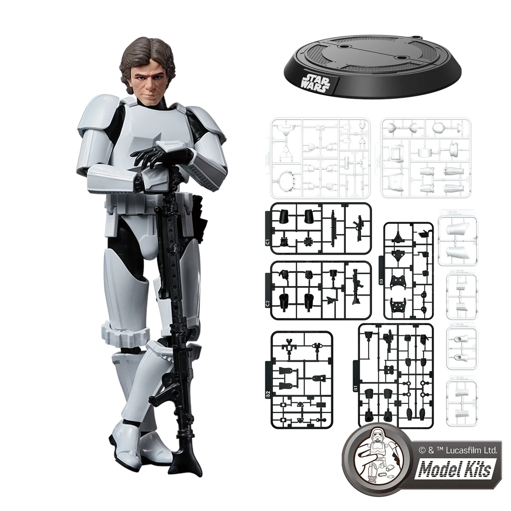 Star Wars: A New Hope™ Champion Class 03 Han Solo™ Stormtrooper™ Disguise Version Model Kits | Blokees product image 2,